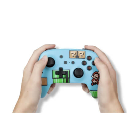 คอนโทรลเลอร์ POWERA ENHANCED (ไร้สาย) ลาย SMB3 สีฟ้า สำหรับ NINTENDO SWITCH_6